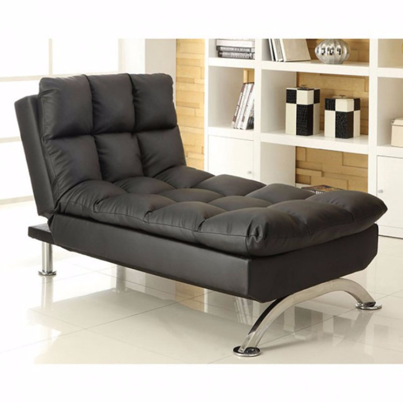 Orren Ellis Middleville Vegan Leather Chaise Lounge & Reviews Wayfair
